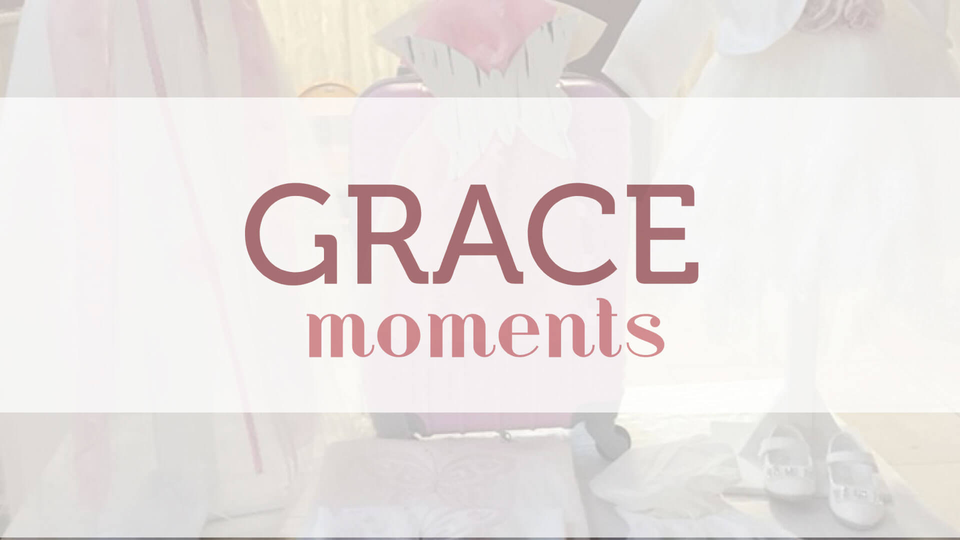 Grace Moments Hochzeit und Taufe Dekoration